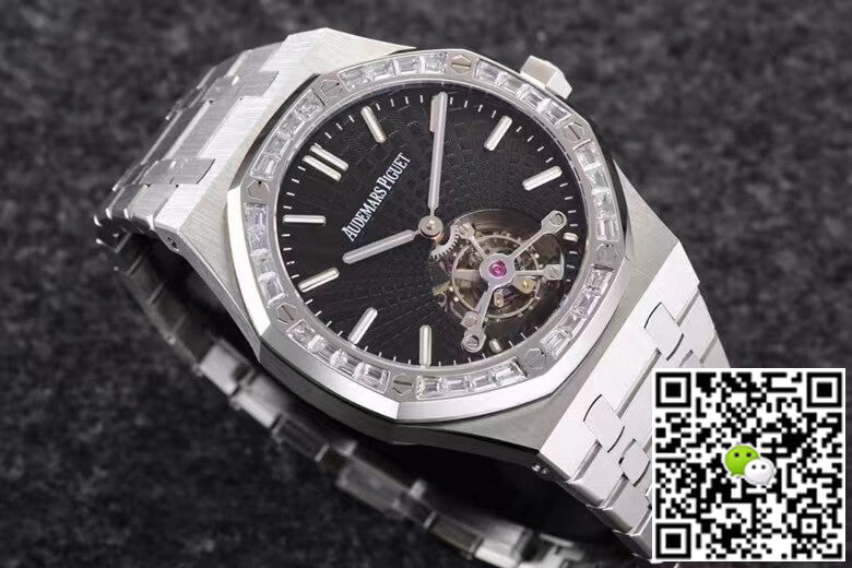 Audemars Piguet Royal Oak Tourbillon 26521BC.ZZ.1220BC.01 R8 Factory Diamond-set Bezel