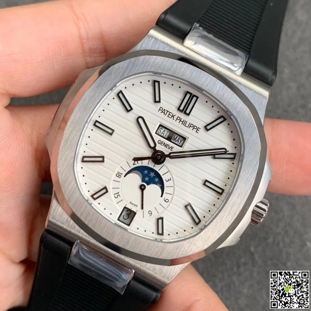 Patek Philippe Nautilus 5726 Moonphase GR Factory V2 White Dial