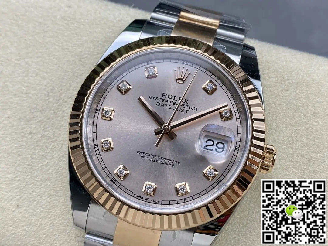 Rolex Datejust 41MM M126331-0007 Clean Factory Rose Gold