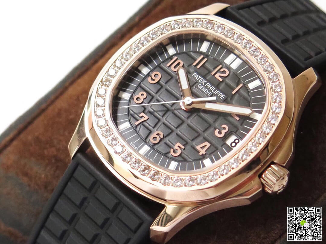 Patek Philippe Aquanaut PPF Factory Rose Gold Black Dial