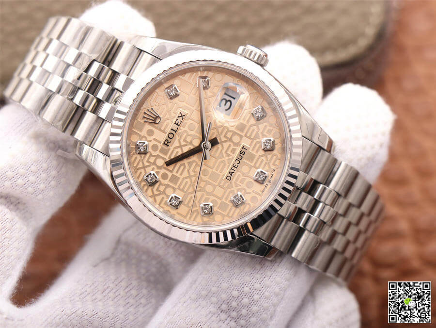 Rolex Datejust M126234-0023 36MM EW Factory Diamond-Studded Dial