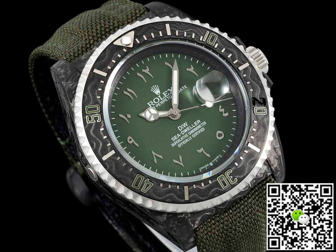 Rolex Sea-Dweller Diw Factory Carbon Fiber Green Dial