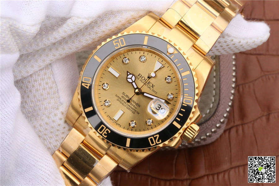 Rolex Submariner 116618 Noob Factory V7 All-Inclusive Gold