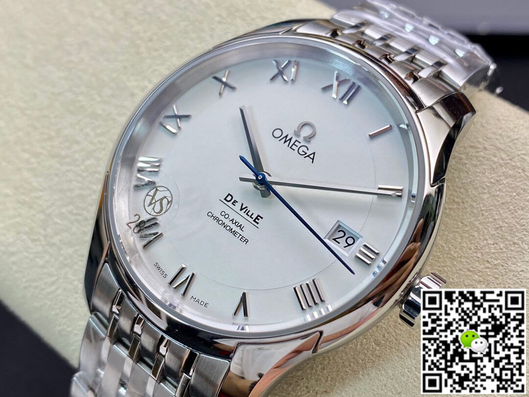Omega De Ville 431.10.41.21.02.001 VS Factory White Dial