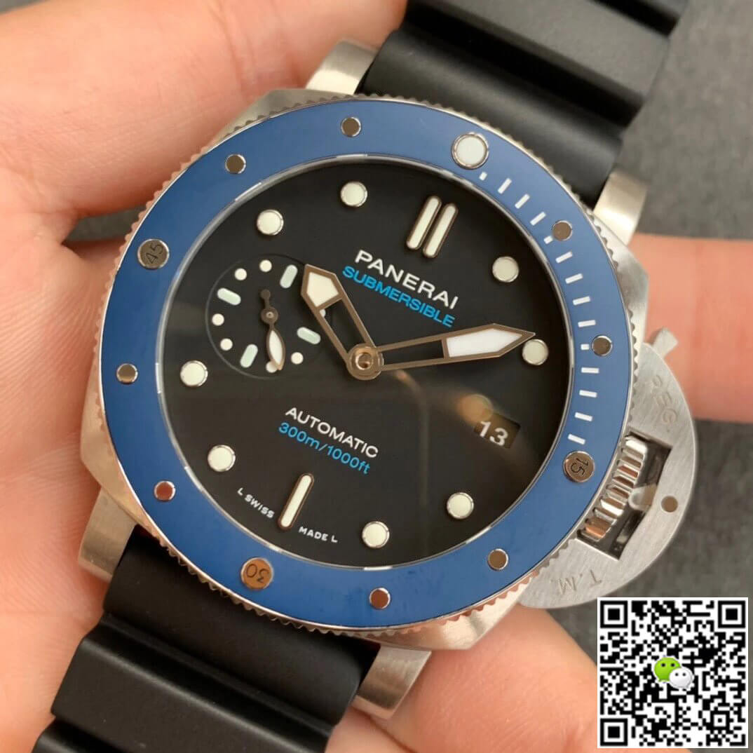 Panerai Submersible PAM01209 VS Factory Blue Bezel