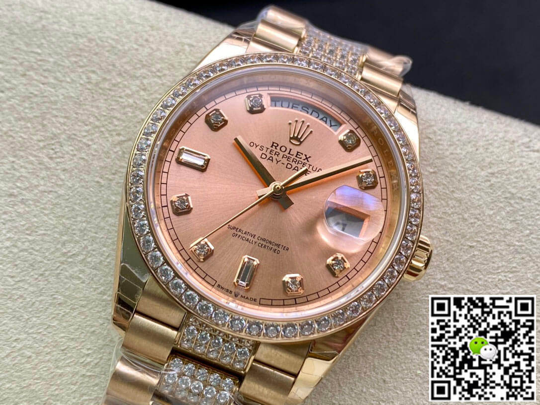 Rolex Day Date M128345RBR-0020 EW Factory Rose Gold