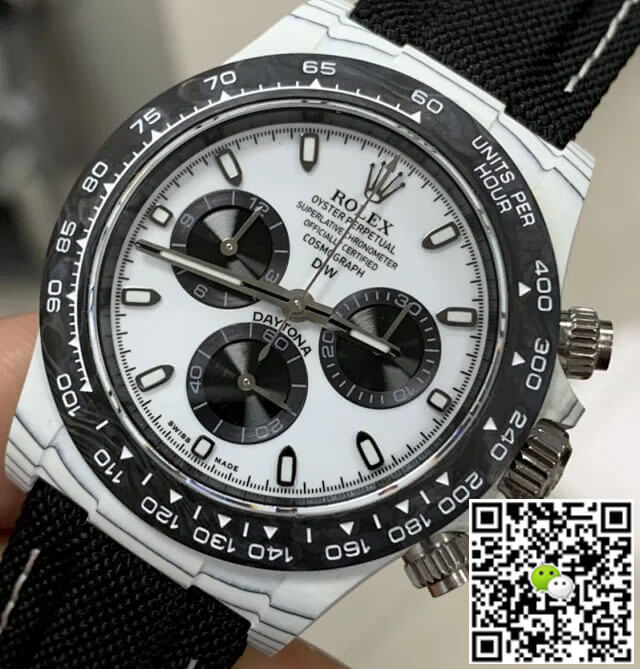 Rolex Daytona Diw Factory NTPT Carbon Fiber White Dial