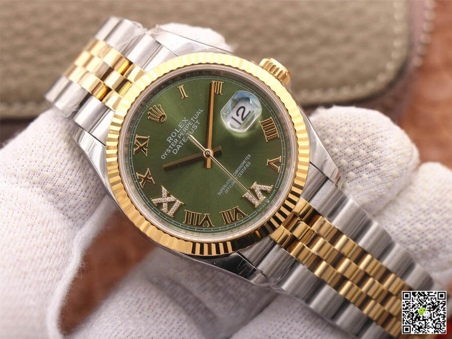 Rolex Datejust M126233-0025 EW Factory Olive Green Dial