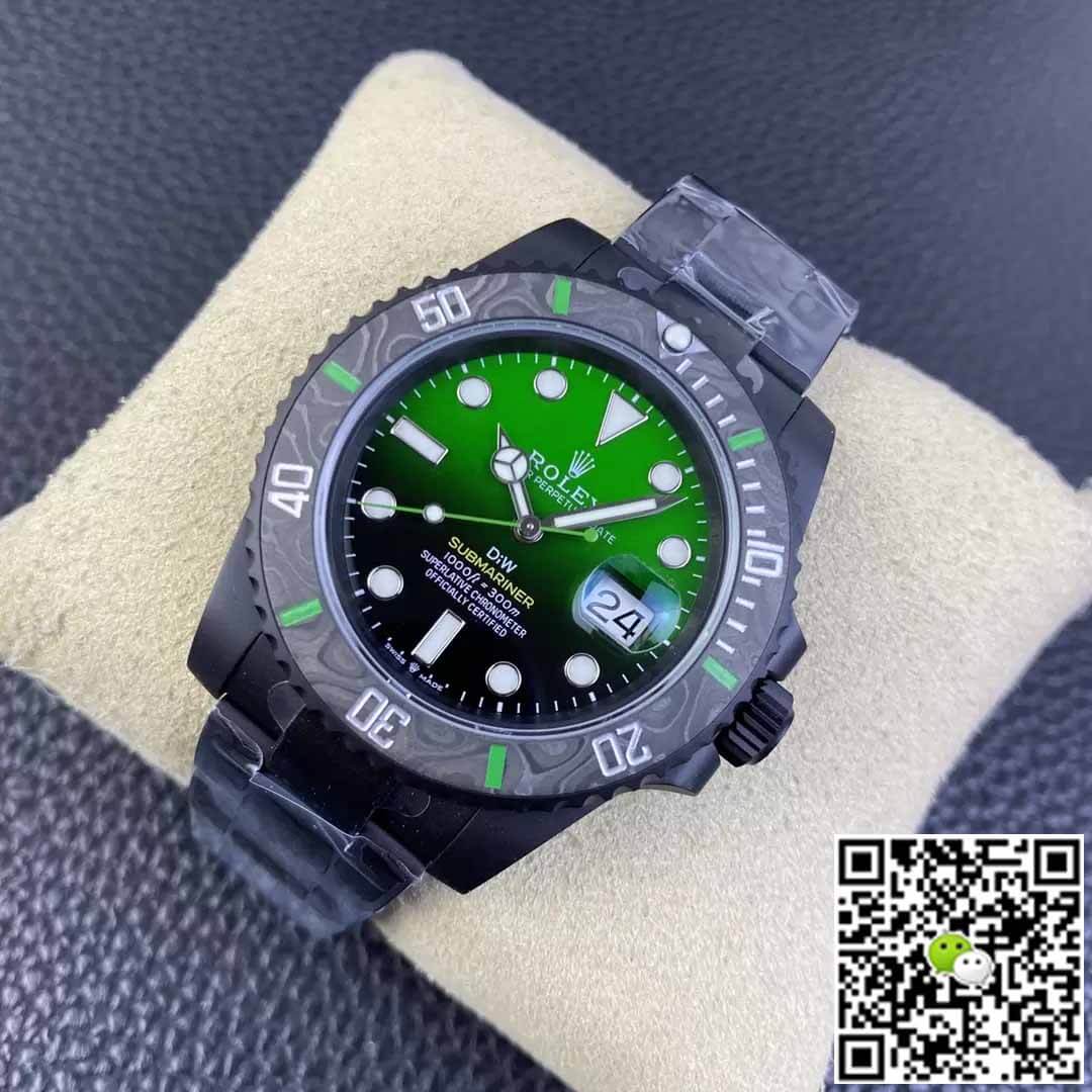 Rolex Submariner VS Factory Carbon Fiber Green Gradient Dial