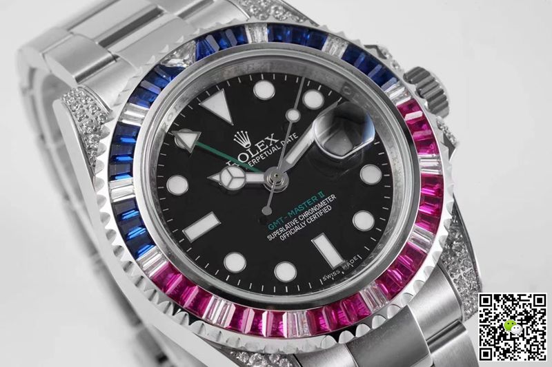 Rolex GMT Master II 116759 SAru-78209 ROF Factory Black Dial