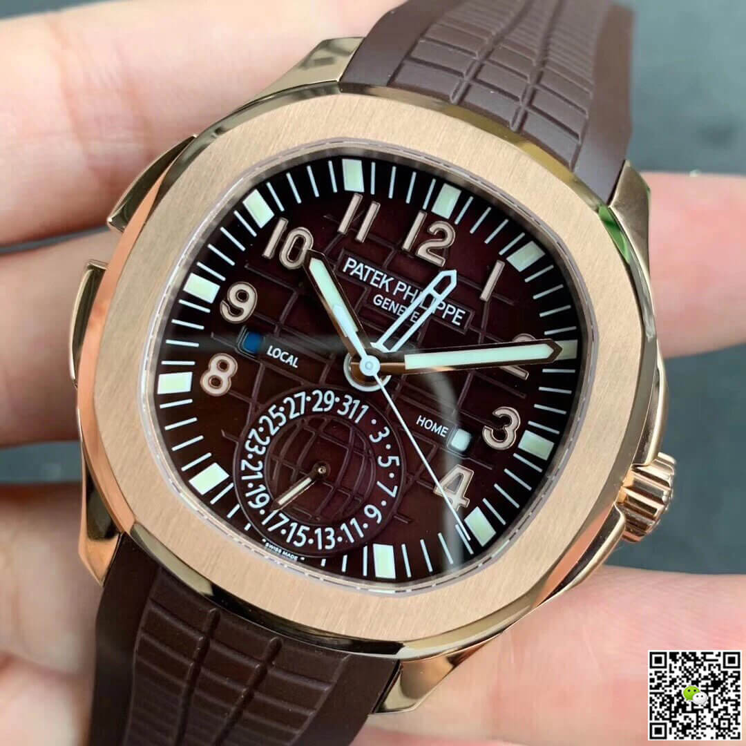 Patek Philippe Aquanaut 5164R-001 GR Factory Rose Gold Brown Dial