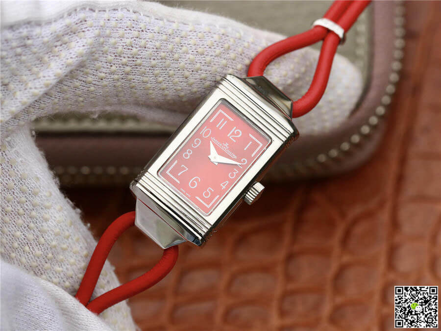 Jaeger-LeCoultre Reverso 3268560 MG Factory Stainless Steel Red Dial