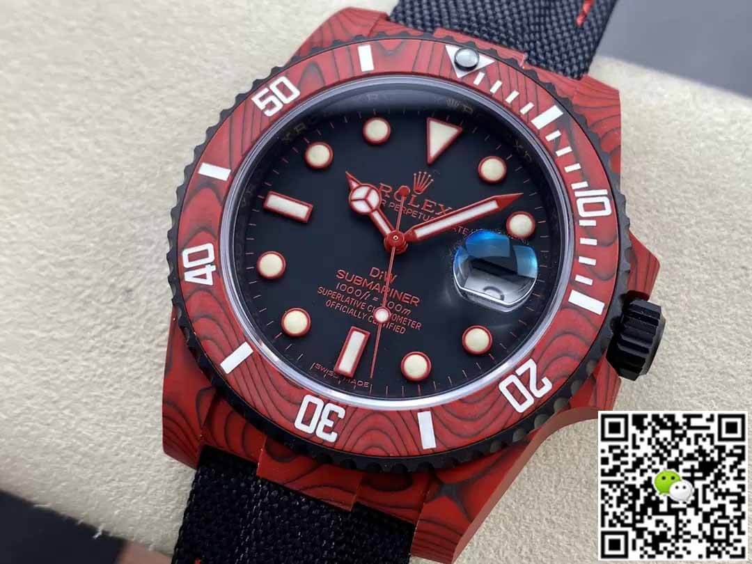 Rolex Submariner VS Factory Red Carbon Fiber Case