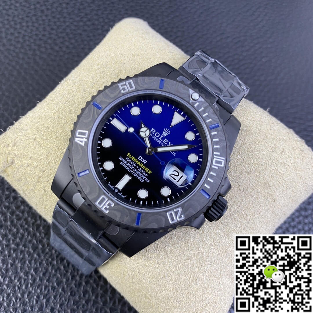 Rolex Submariner VS Factory Carbon Fiber Blue Gradient Dial