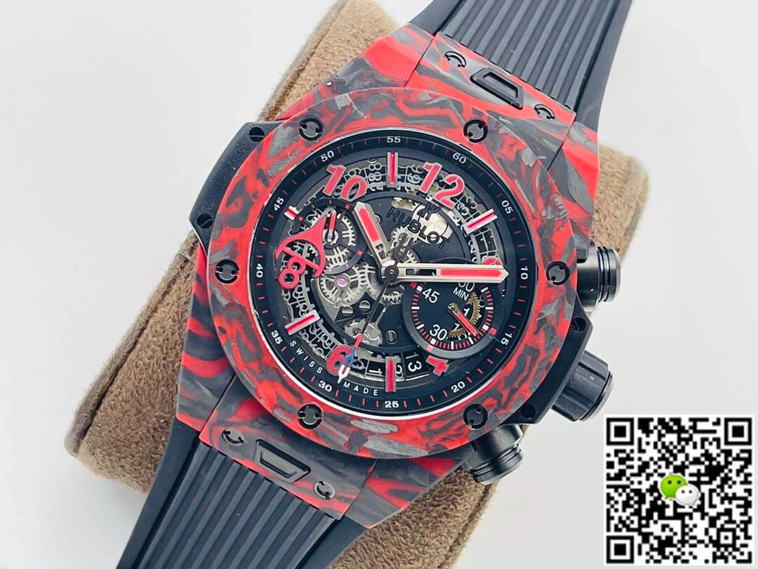Hublot BIG BANG 411.QV.1123.NR.OVK21 HB Factory Carbon Fiber Red Case