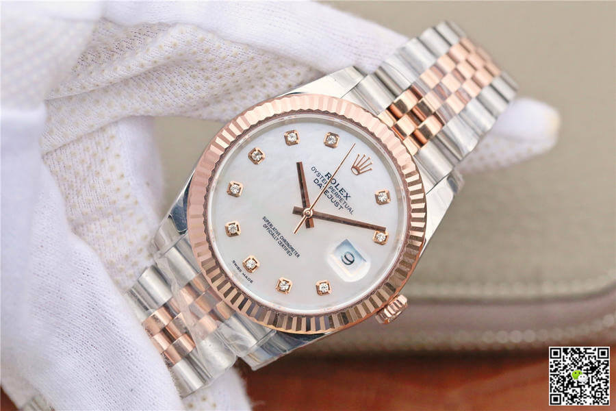 Rolex Datejust M126331-0014 EW Factory White Mother-Of-Pearl Dial