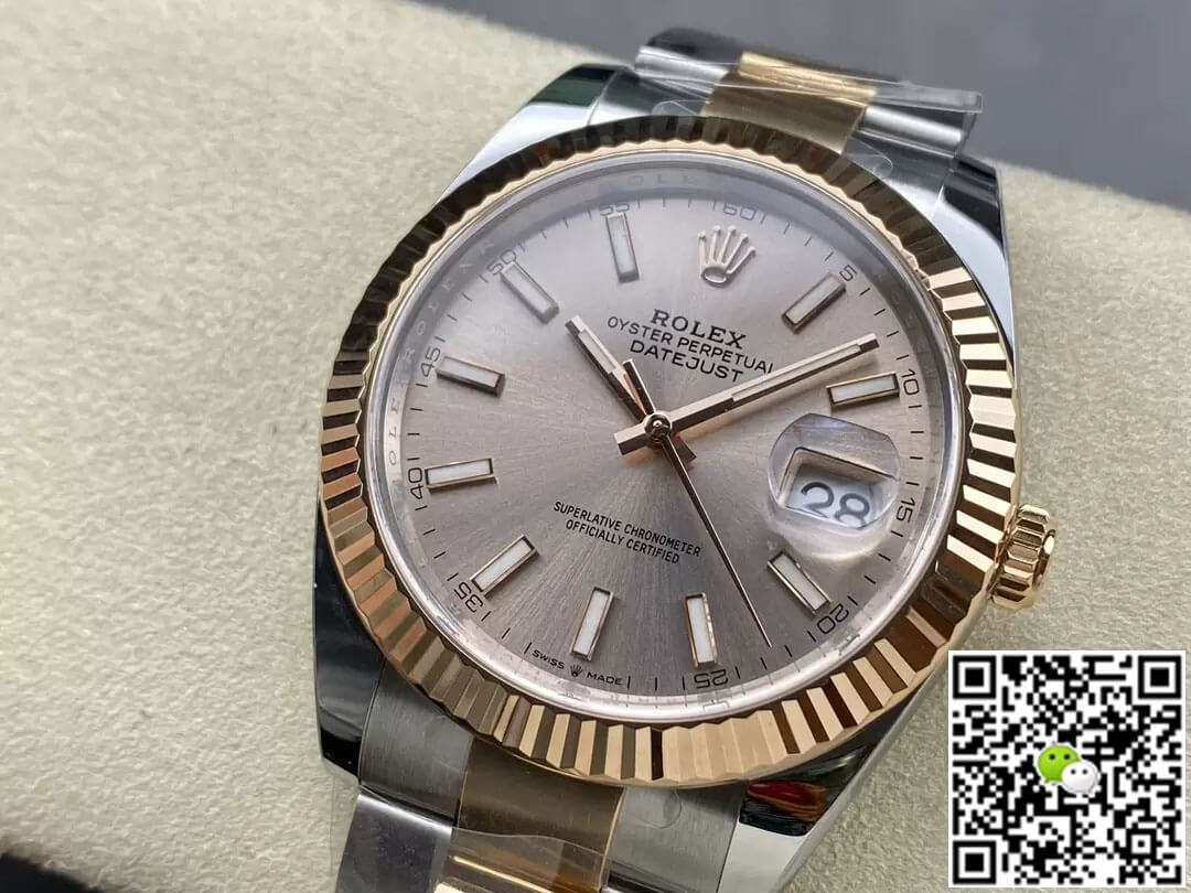 Rolex Datejust 41MM M126331-0009 Clean Factory Rose Gold