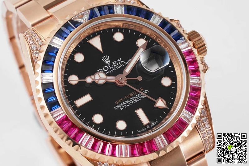 Rolex GMT Master II 116759 SAru ROF Factory Rose Gold