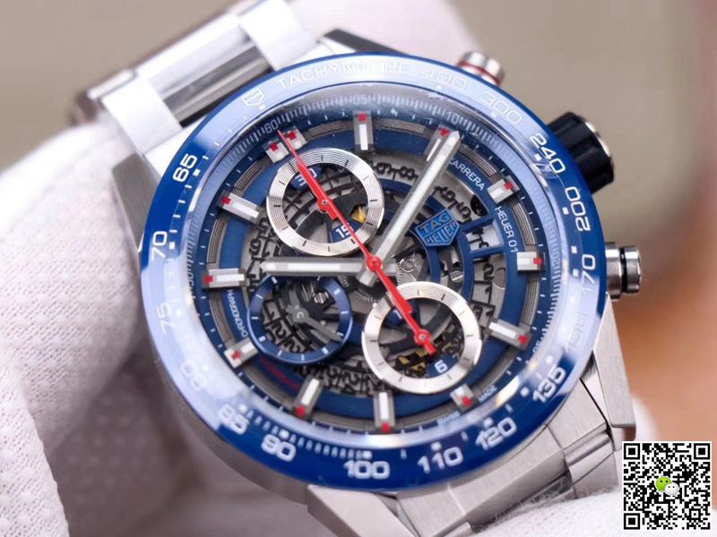 Tag Heuer Carrera Calibre Heuer 01 CAR201T.BA0766 Chronograph XF Factory Blue Dial