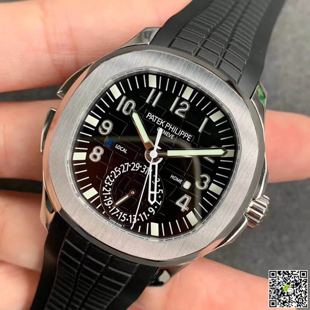 Patek Philippe Aquanaut 5164A-001 GR Factory Stainless Steel Black Dial