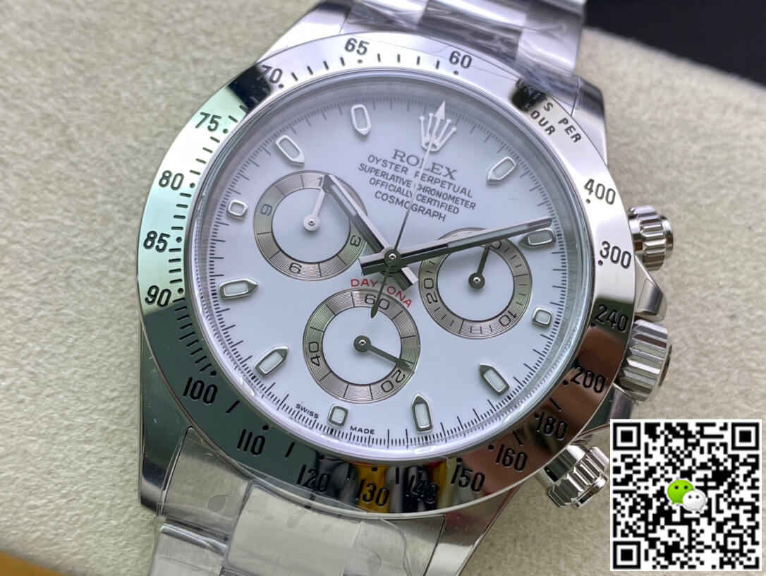 Rolex Cosmograph Daytona 116520LN Clean Factory White Dial