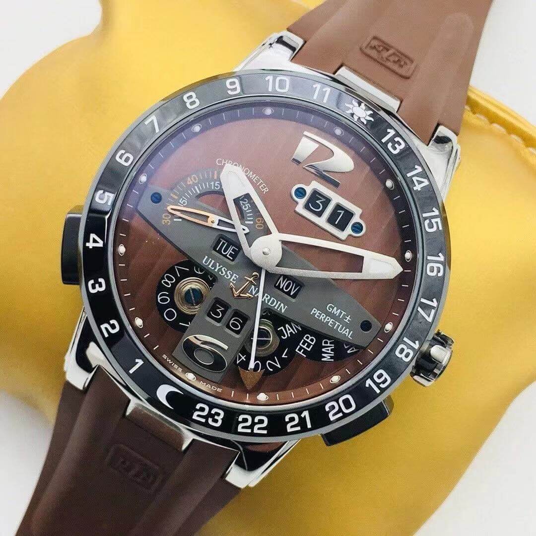 Ulysse Nardin El Toro 322-00 TW Factory Ceramics Brown Dial