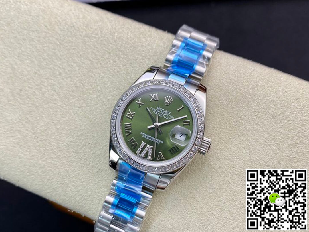 Rolex Datejust 28MM BP Factory Diamond-set Green Dial