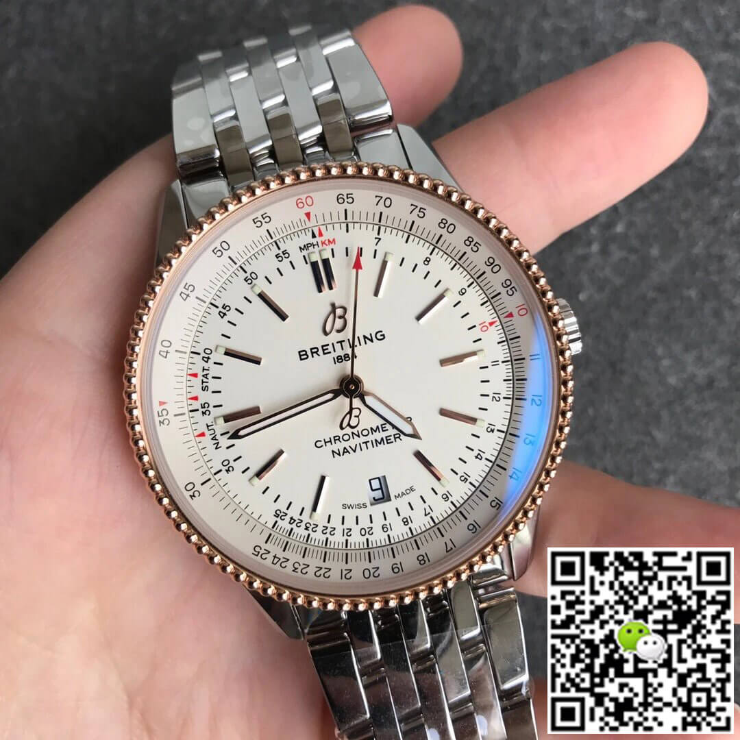 Breitling Navitimer 1 U17326211G1A1 V7 Factory White Dial