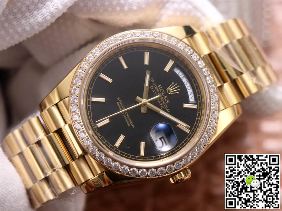 Rolex Day Date 40MM EW Factory Yellow Gold Diamond
