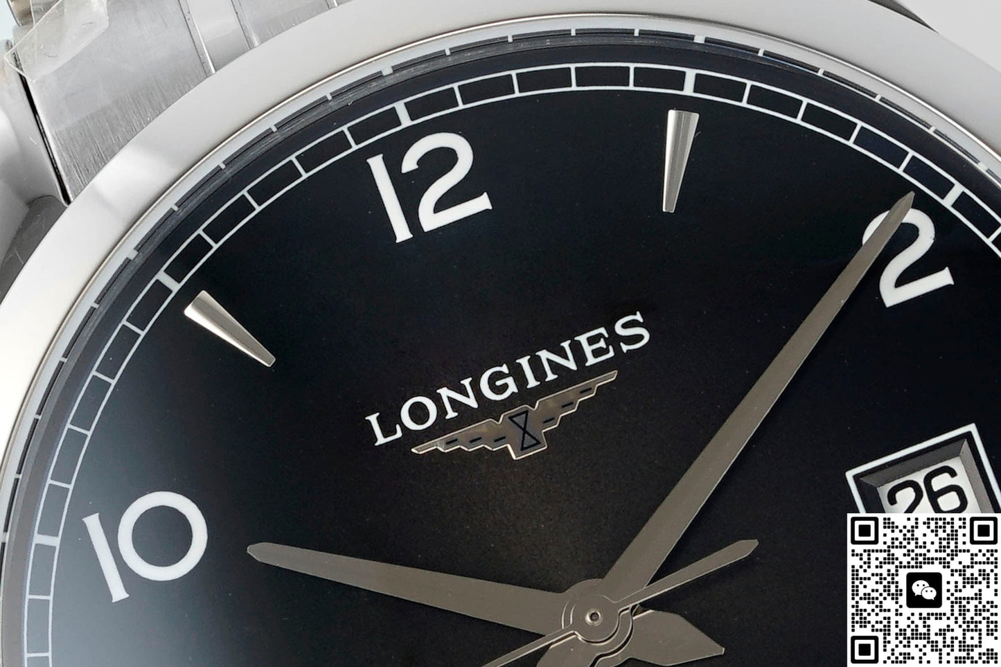 Longines Record Collection L2.821.4.56.6 AF Factory Sapphire Crystal