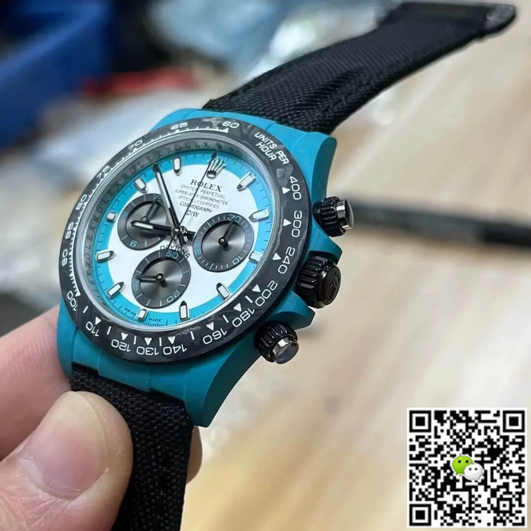 Rolex Daytona Diw Factory NTPT Carbon Fiber Blue Case