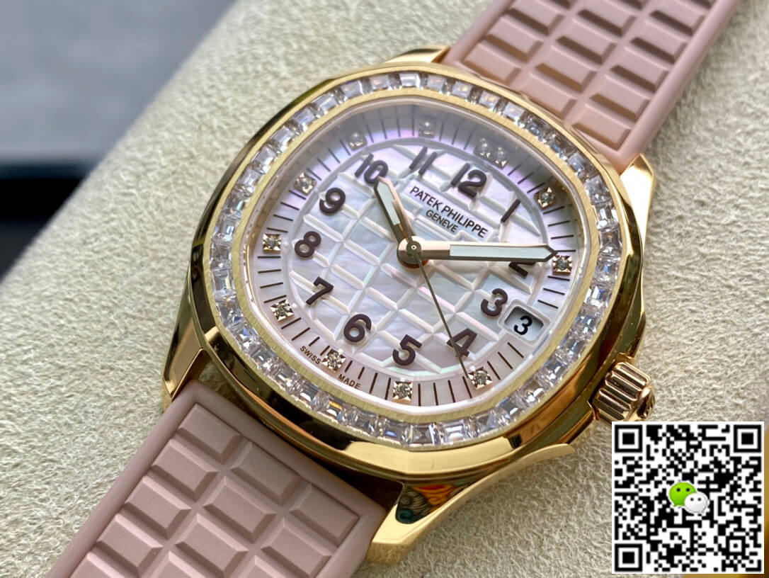 Patek Philippe Aquanaut 5072R-001 PPF Factory Rose Gold Mother Of Pearl Dial