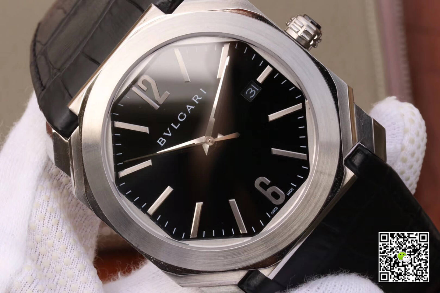 Bvlgari Octo 101964 BGO41BSLD Stainless Steel Bezel