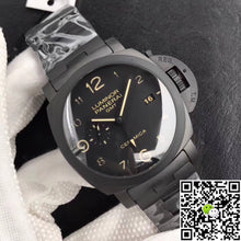 Panerai Tuttonero Luminor 1950 3 Days GMT PAM438 VS Factory Black Dial