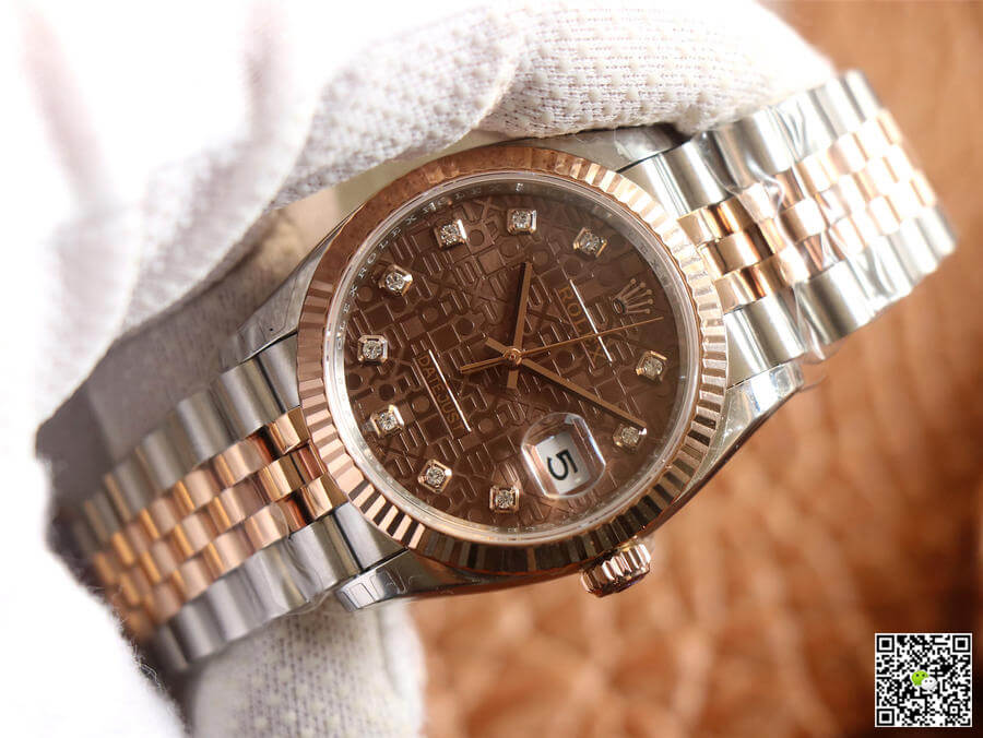 Rolex Datejust M126231-0025 EW Factory Diamond Chocolate Color Dial