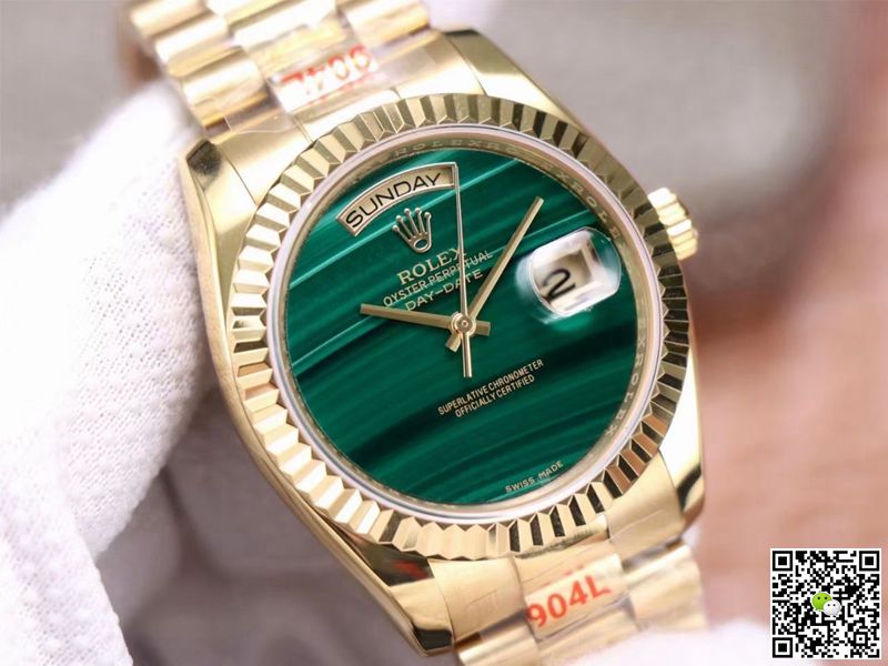 Rolex Day Date President 18238 Malachite Green Dial