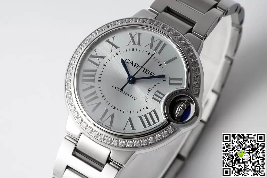 Ballon Bleu De Cartier W4BB0028 33MM AF Factory Diamond Bezel