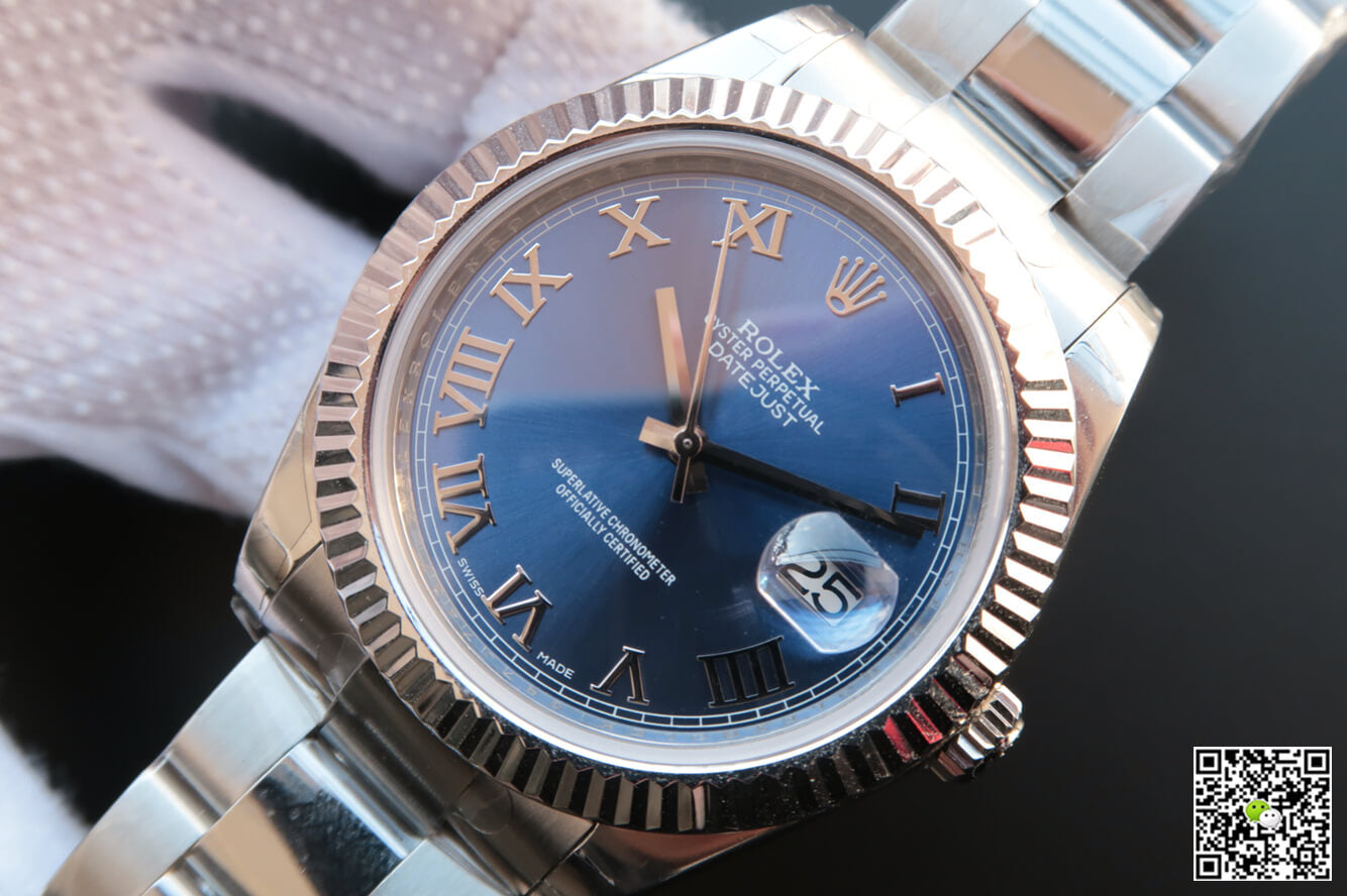 Rolex Datejust 116334 EW Factory Blue Dial