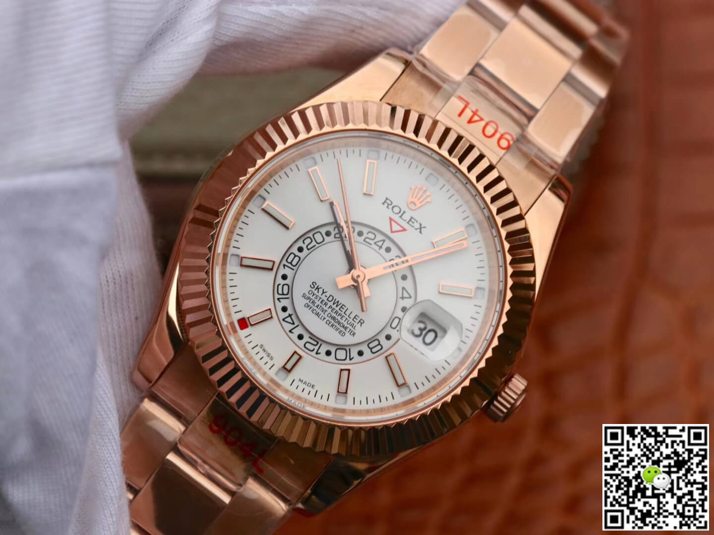Rolex Sky Dweller M326935-0005 Noob Factory Rose Gold