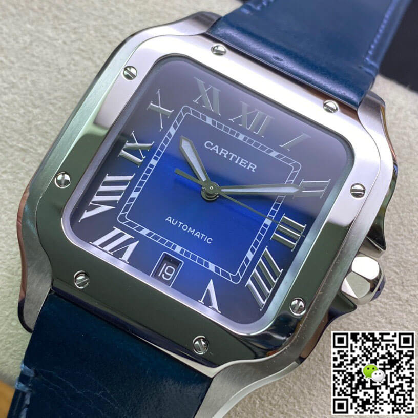 Cartier De Santos WSSA0030 BV Factory Blue Dial