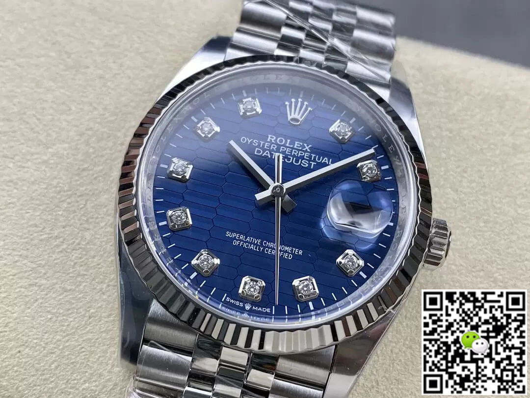 Rolex Datejust M126234-0057 36MM Clean Factory Blue Dial