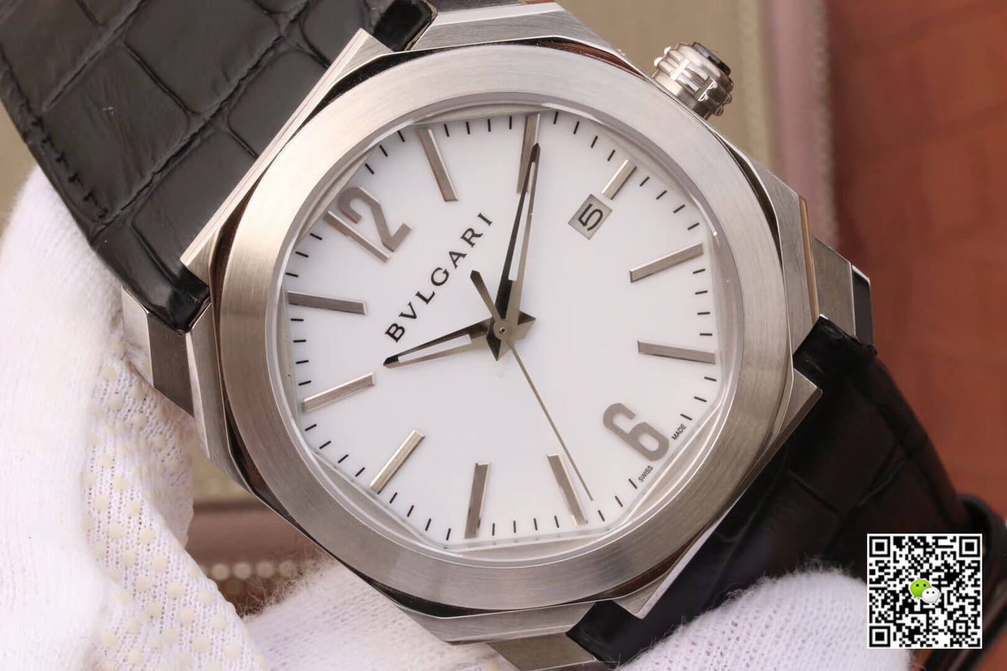 Bvlgari Octo 102779 OC41C6SLD White Dial