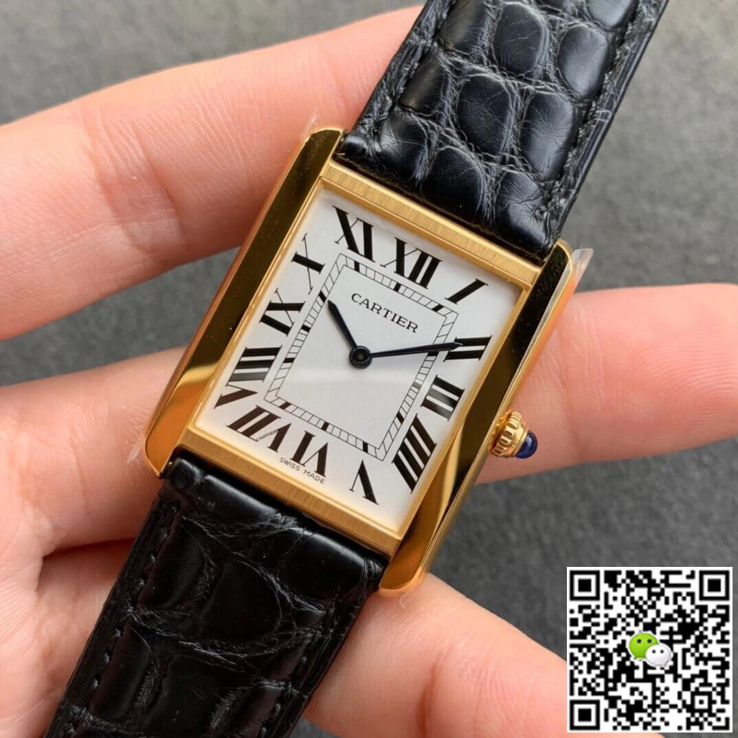 Cartier Tank W5200004 K11 Factory White Dial