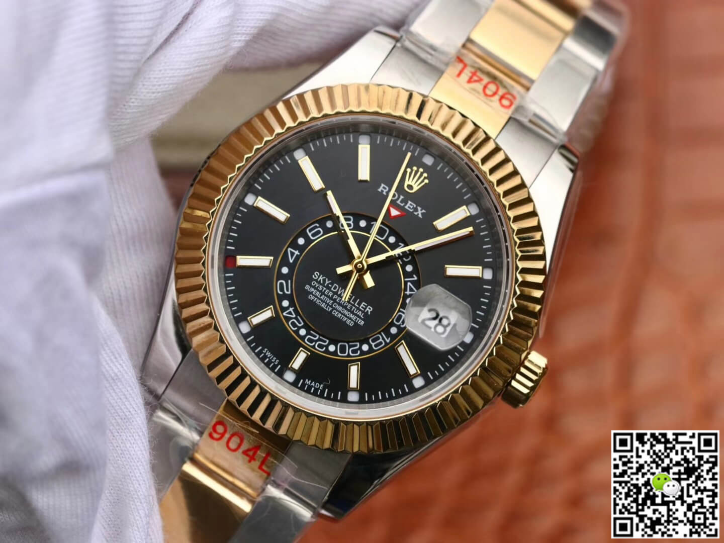 Rolex Sky Dweller M326933-0002 Noob Factory Black Dial