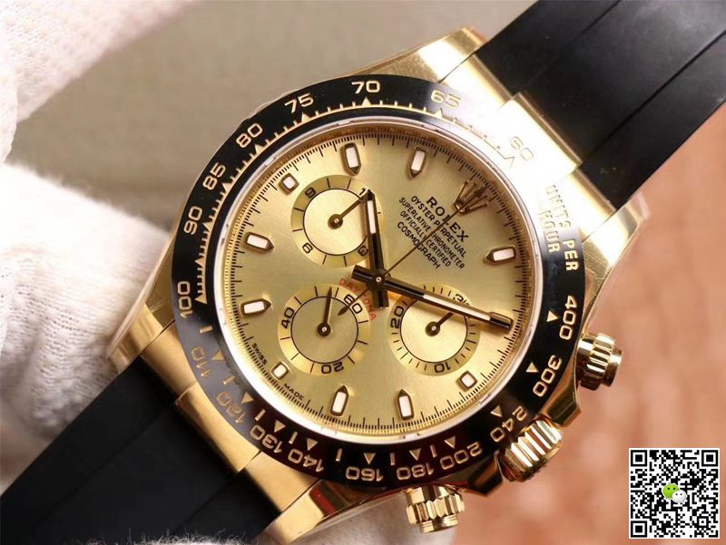 Rolex Daytona M116518LN-0042 Noob Factory Champagne Dial 4130 Movement