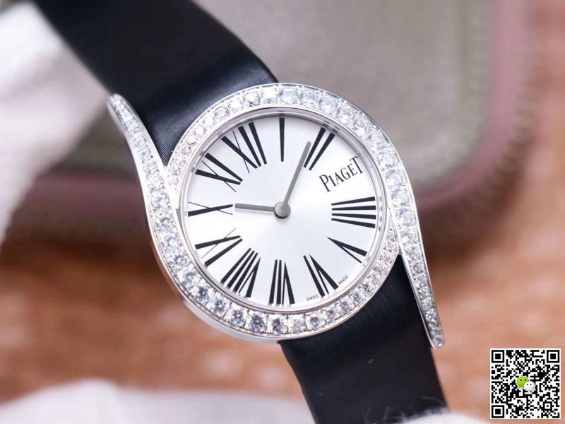 Piaget Limelight Gala Quartz Watch G0A42150 ZF Factory White Gold Diamond