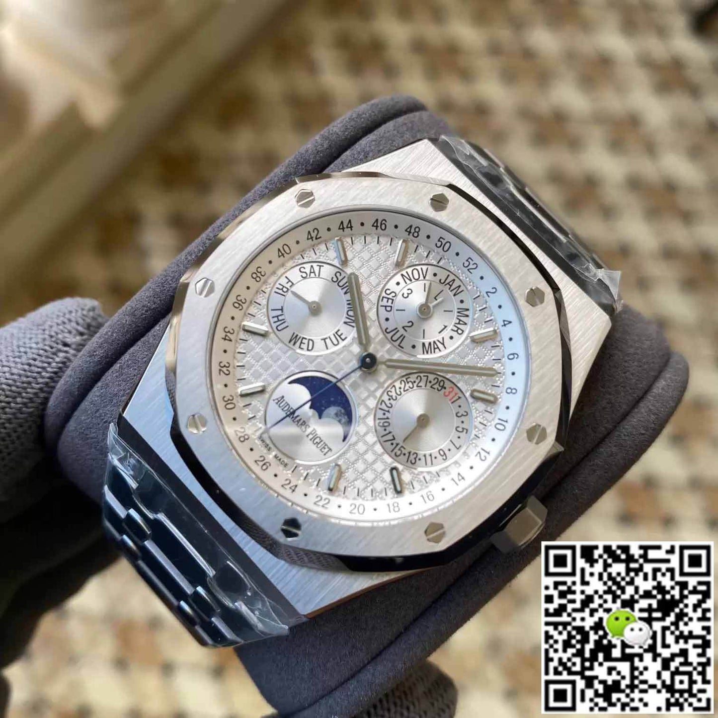 Audemars Piguet Royal Oak 26574ST.OO.1220ST.001 APS Factory White Dial