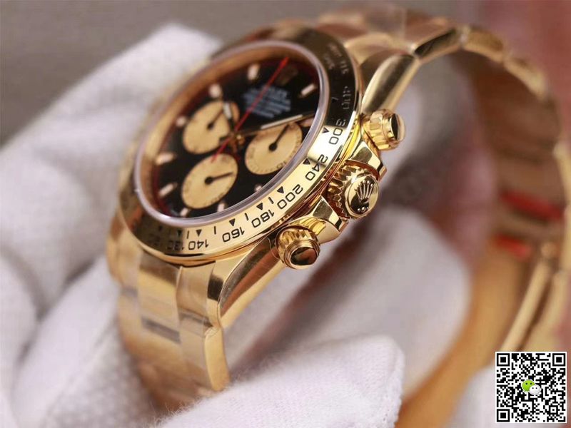 Rolex Daytona M116508-0009 Noob Factory Black Dial 4130 Movement