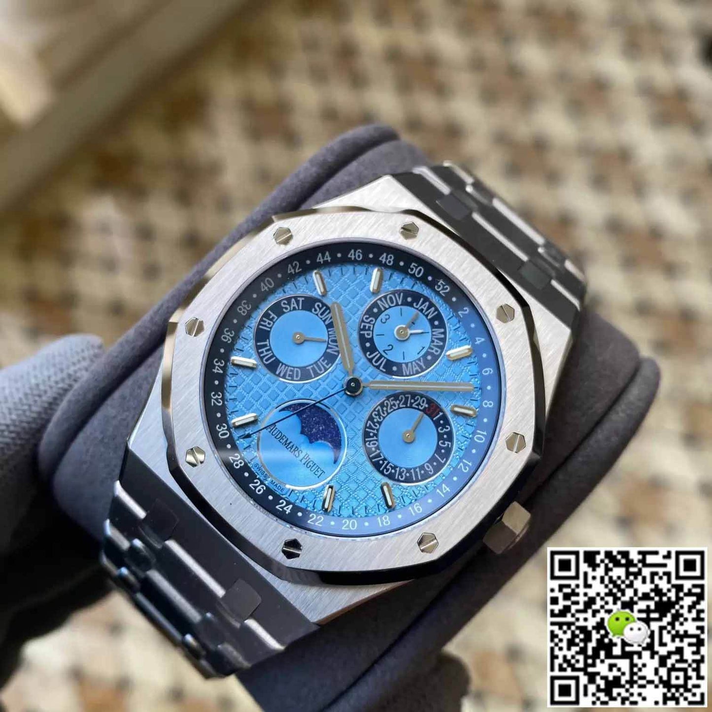Audemars Piguet Royal Oak 26574PT.OO.1220PT.01 APS Factory Blue Dial