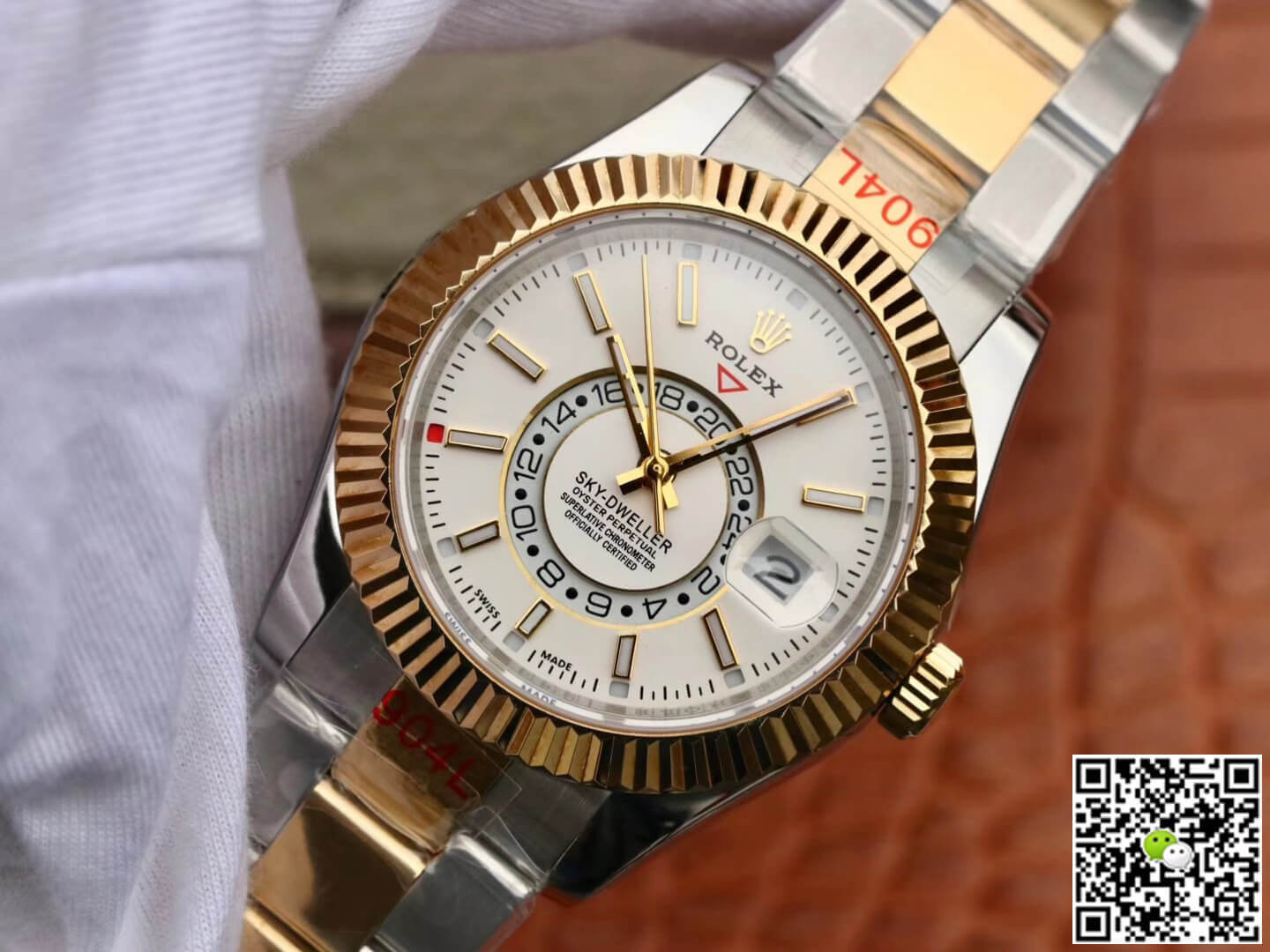Rolex Sky Dweller M326933-0009 Noob Factory White Dial